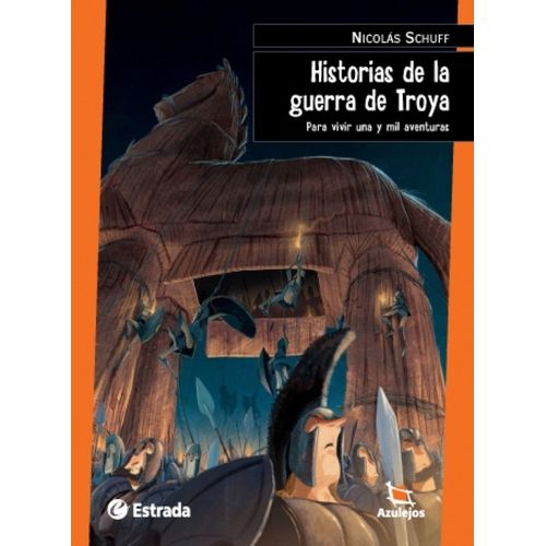 HISTORIAS DE LA GUERRA DE TROYA - AZULEJOS NARANJA