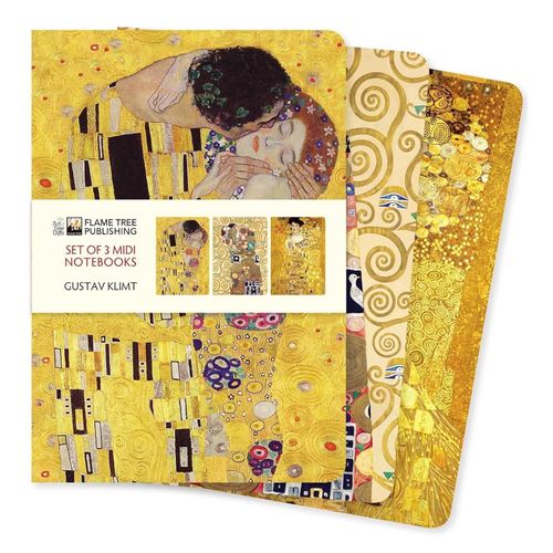 KLIMT - SET OF 3 MINI NOTEBOOKS