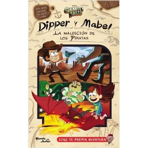 GRAVITY FALLS DIPPER Y MABEL LA MALDICION DE LOS PIRATAS (CO