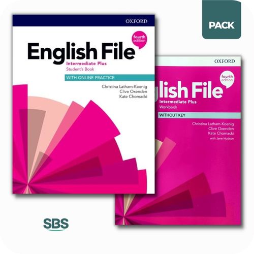 ENGLISH FILE INTERMEDIATE PLUS  4/ED - STUDENT'S BOOK + WORK