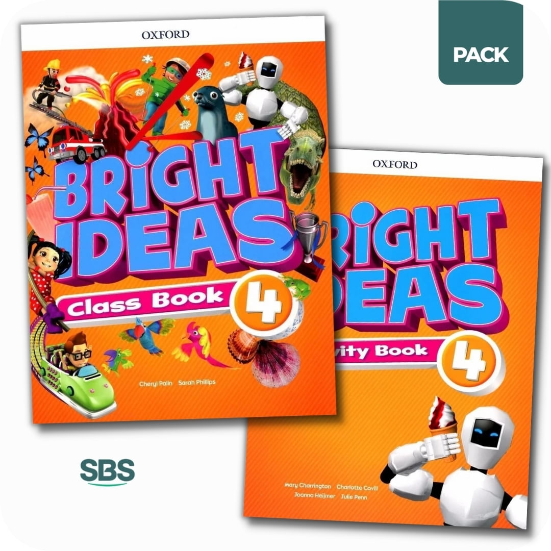 BRIGHT IDEAS 4 - STUDENT'S BOOK + WORKBOOK - 2 LIBROS