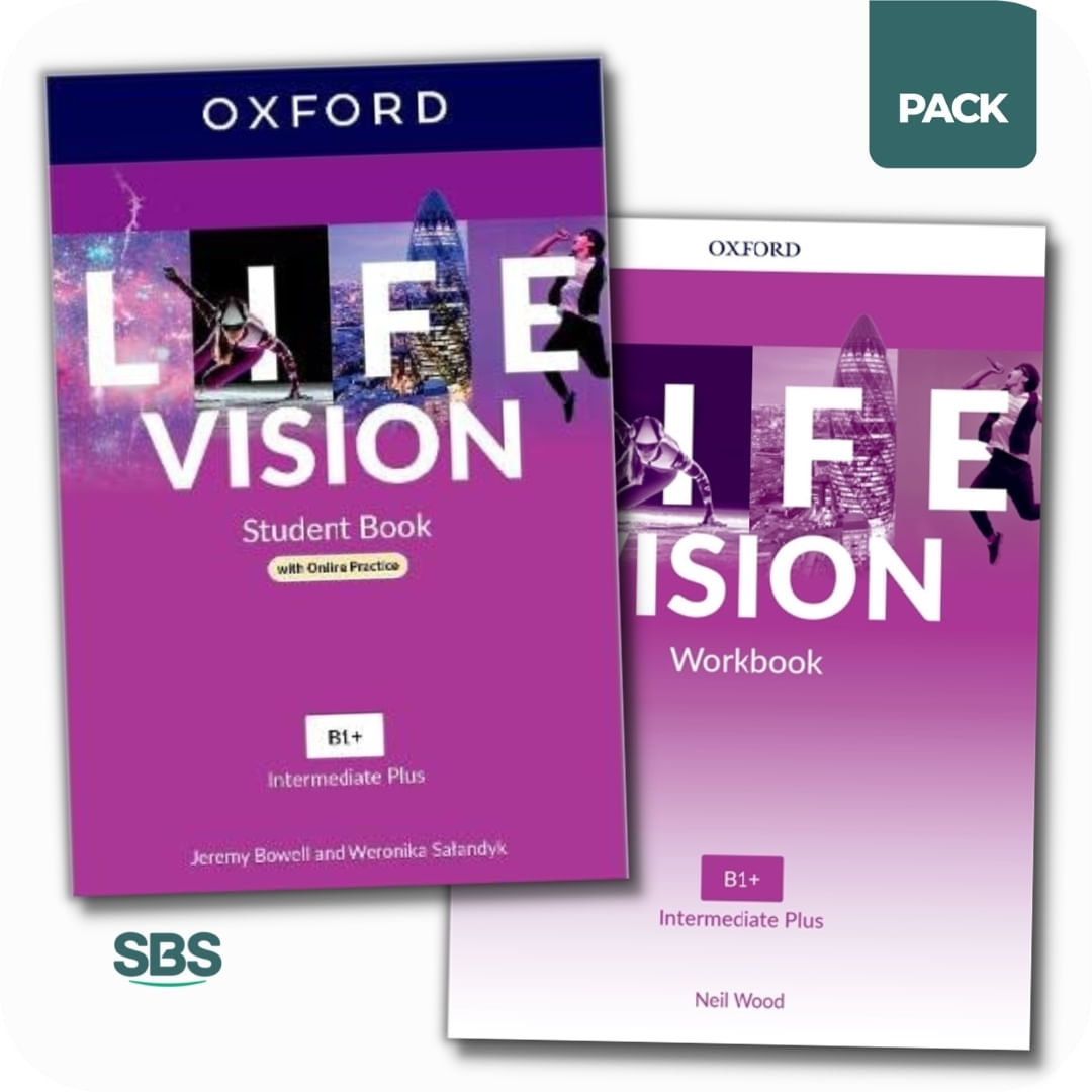 LIFE VISION INTERMEDIATE PLUS - STUDENT'S BOOK + WORKBOOK PA