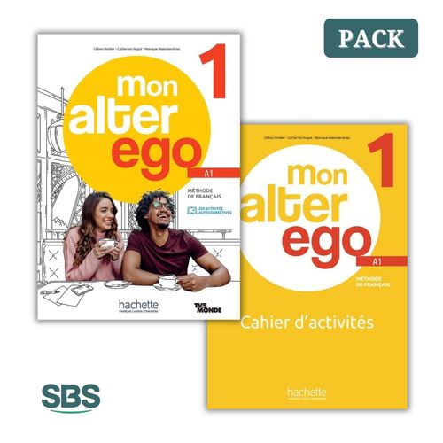 MON ALTER EGO 1 LIVRE + CAHIER - 2 LIBROS
