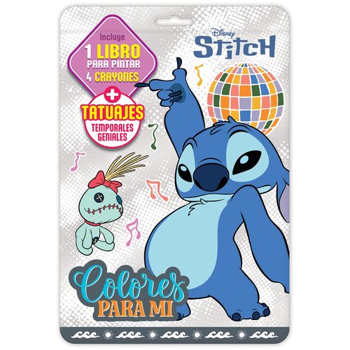 STICH COLORES PARA MI - TATUAJES + CARAYONES - GRIS