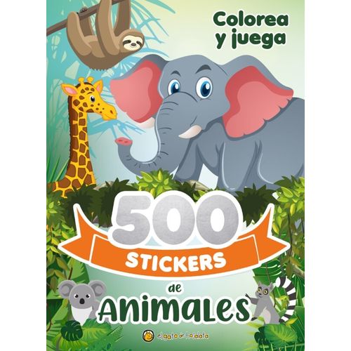 LIBRO 500 STICKERS DE ANIMALES