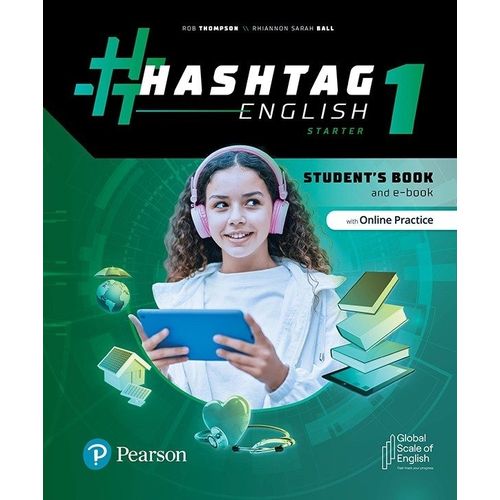 HASHTAG ENGLISH 1 STARTER - STUDENT'S BOOK AND E-BOOK + ONLI