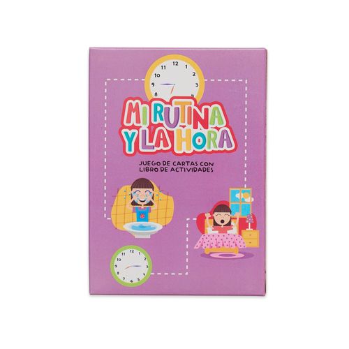 MI RUTINA Y LA HORA 50 CARTAS + LIBRO DE ACTIVIDADES - EDUCA
