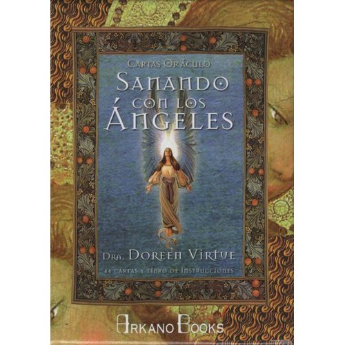 SANANDO CON LOS ANGELES - 44 CARTAS ORACULO + GUIA DE USO