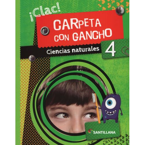 CARPETA CON GANCHO 4 - CIENCIAS NATURALES NACION CLAC - SANT