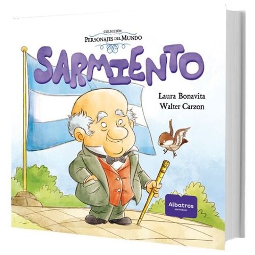LIBRO SARMIENTO - COLECCION PERSONAJES DEL MUNDO - ALBATROS