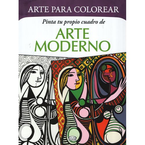 PINTA TU PROPIO CUADRO DE ARTE MODERNO - ARTE PARA COLOREAR