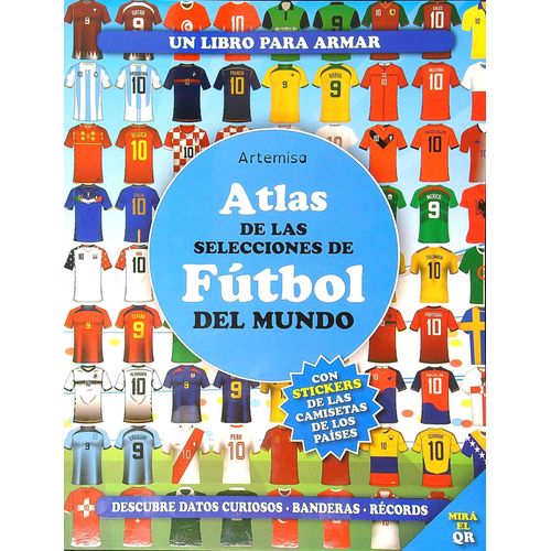 ATLAS DE LA SELECCIONES DE FUTBOL DEL MUNDO - CON STICKERS