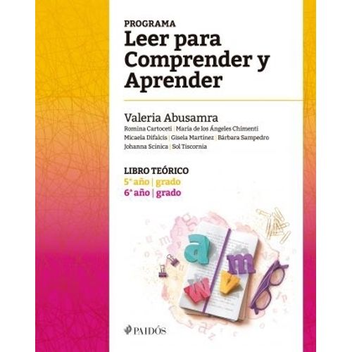 PROGRAMA LEER PARA COMPRENDER Y APRENDER - LIBRO TEORICO 5°