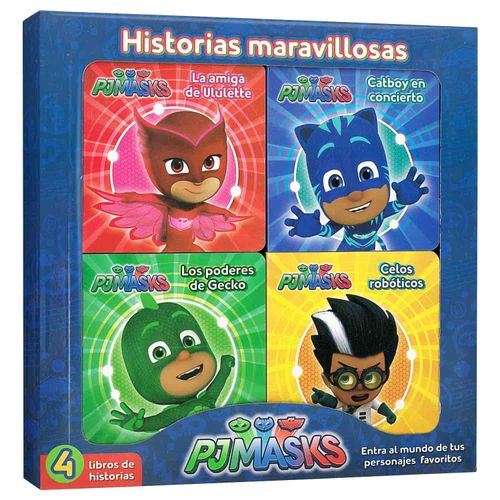 PJ MASK - ESTUCHE CON 4 LIBROS