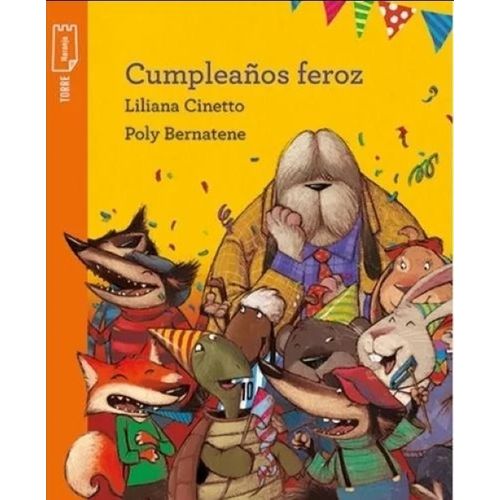 CUMPLEAÑOS FEROZ - TORRE DE PAPEL NARANJA