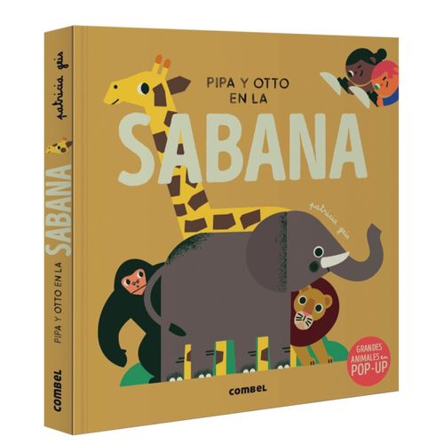 PIPA Y OTTO EN LA SABANA - GRANDES ANIMALES EN POP-UP