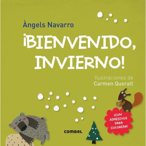 BIENVENIDO, INVIERNO! C/ADHESIVOS PARA COLOREAR
