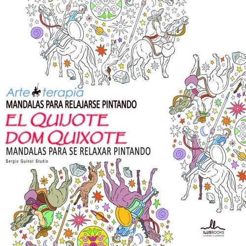 MANDALAS PARA RELAJARSE PINTANDO EL QUIJOTE