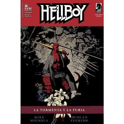LA TORMENTA Y LA FURIA - HELLBOY - MIGNOLA Y FEGREDO