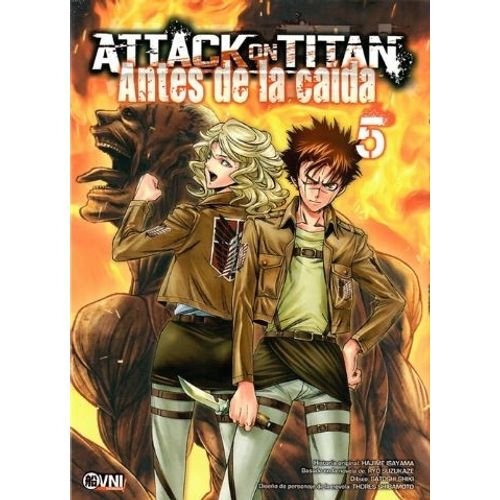 ATTACK ON TITAN - ANTES DE LA CAIDA VOL. 5 -HAJIME ISAYAMA