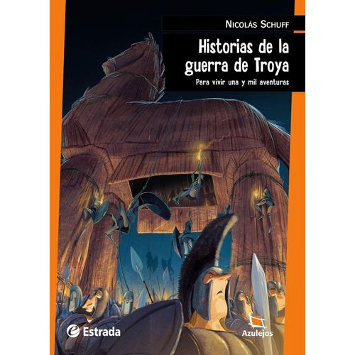 HISTORIAS DE LA GUERRA DE TROYA  - AZULEJOS NARANJA
