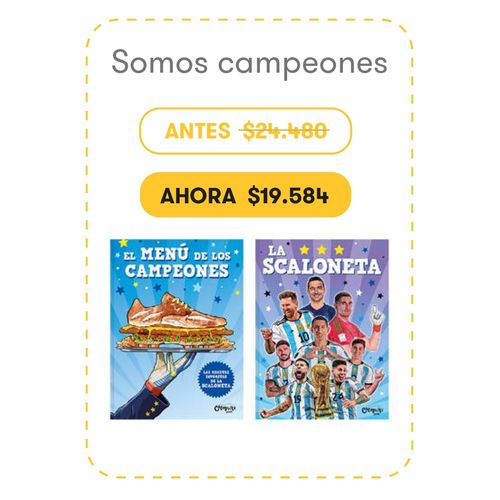 SOMOS CAMPEONES - 2 LIBROS - CATAPULTA SOMOS CAMPEONES - 2 LIBROS - CATAPULTA