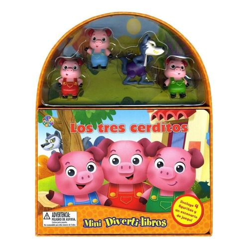 LOS TRES CERDITOS - MINI DIVERTI-LIBROS