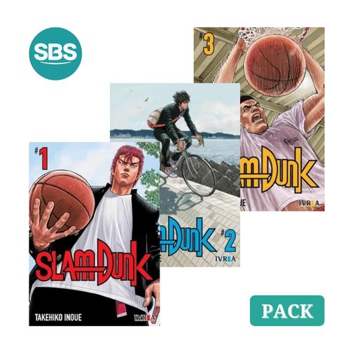 MANGA SLAM DUNK - NUMERO 1 AL 3 - 3 LIBROS
