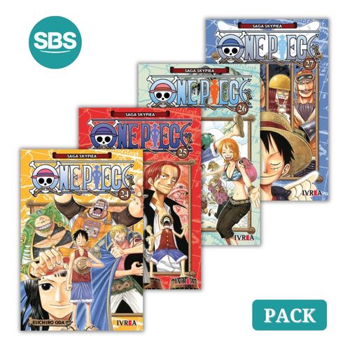 PACK ONE PIECE - SKYPIEA VOL 24 AL 27 - 4 LIBROS
