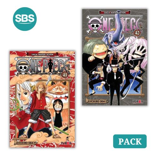 PACK ONE PIECE WATER SEVEN - VOL 41 Y 42 - 2 LIBROS