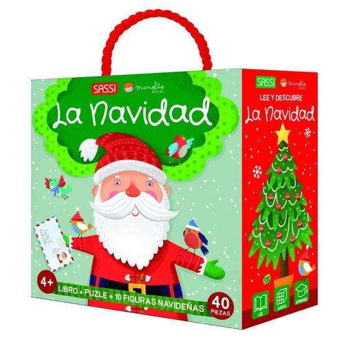NAVIDAD - LIBRO + PUZLE + 10 FIGURAS NAVIDEÑAS - MATTEO GAUL