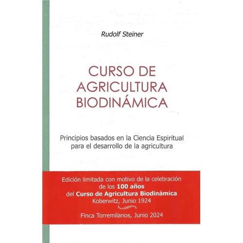 CURSO DE AGRICULTURA BIODINAMICA - RUDOLF STEINER