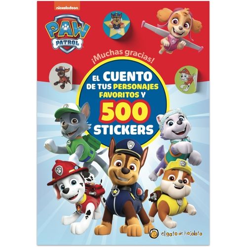 MUCHAS GRACIAS! - PAW PATROL - 500 STICKERS