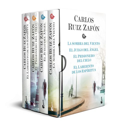 LA SOMBRA DEL VIENTO - ESTUCHE TETRALOGIA- CARLOS RUIZ ZAFON
