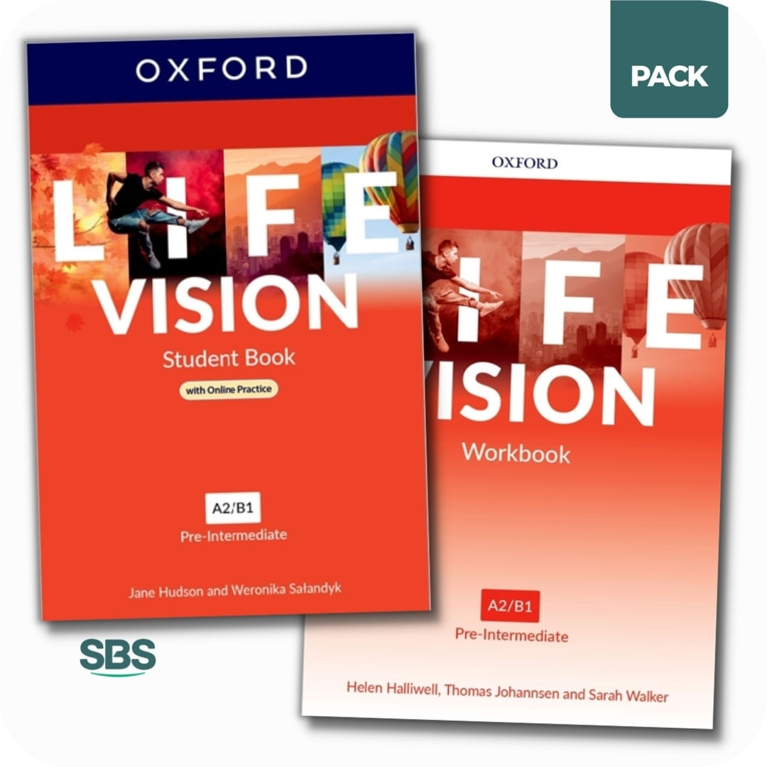 LIFE VISION PRE-INTERMEDIATE - STUDENT'S BOOK + WORKBOOK PAC