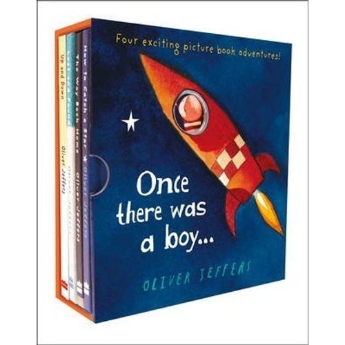 ONCE THERE WAS A BOY - OLIVER JEFFERS - BOX SET 4 BOOKS