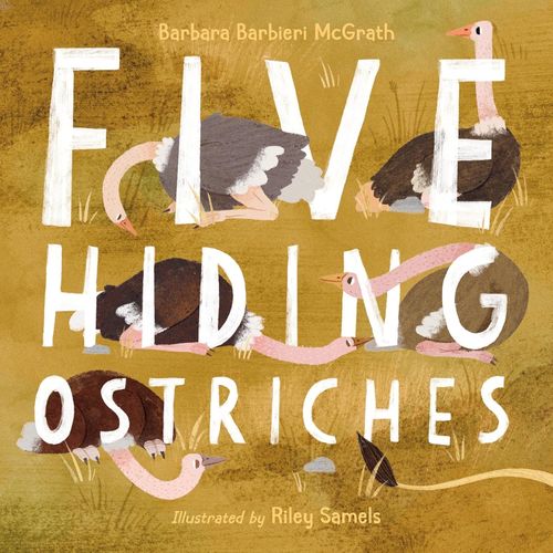 FIVE HIDING OSTRICHES - BARBARA BARBIERI MCGRATH