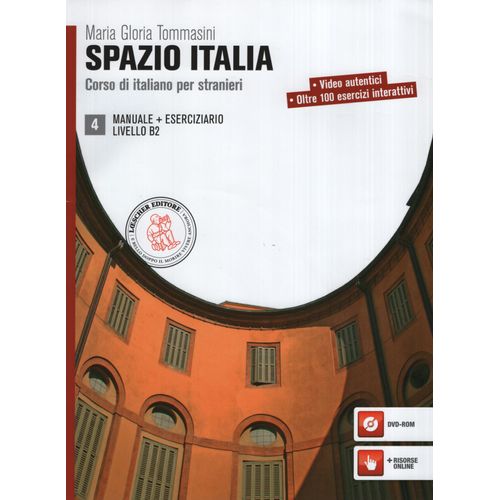 SPAZIO ITALIA 4 - STUDENTE + ESERCIZI + DVD-ROM (B2)