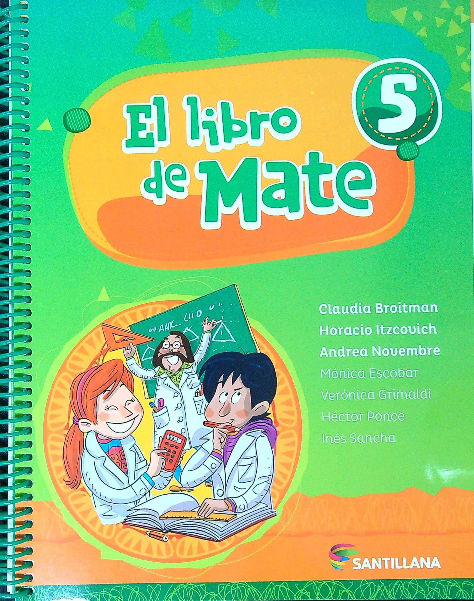 EL LIBRO DE MATE 5 SANTILLANA