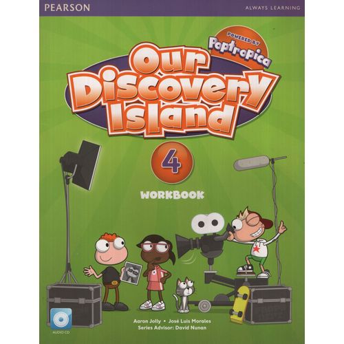 AMERICAN OUR DISCOVERY ISLAND 4 - WORKBOOK + AUDIO CD