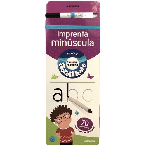 IMPRENTA MINUSCULA +6 - ABREMENTE ESCRIBIR Y BORRAR