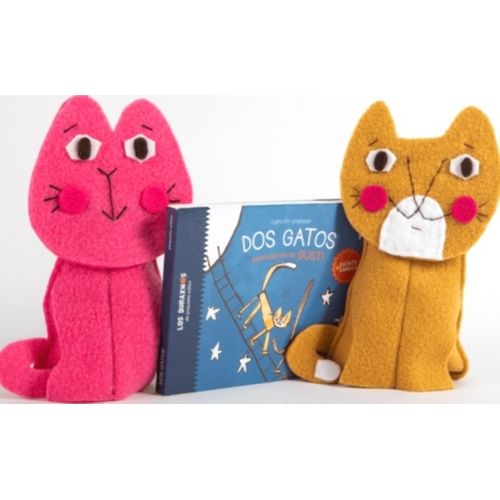 COMBO LIBRO DOS GATOS + TITERES - LUIS M PESCETTI / GUSTI