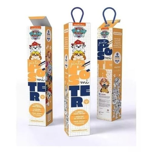 PAW PATROL - CAJA PINTO MI POSTER MAS LIBRO PAW PATROL - CAJA PINTO MI POSTER MAS LIBRO