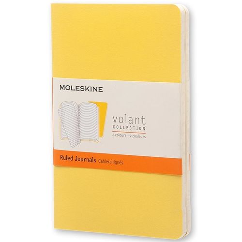 LIBRETA MOLESKINE VOLANT LARGE - AMARILLO RULED X 2 LIBRETA MOLESKINE VOLANT LARGE - AMARILLO RULED X 2