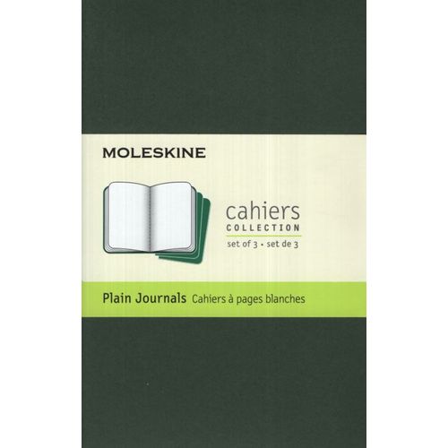 LIBRETA MOLESKINE CAHIER POCKET - VERDE MIRTO PLAIN X 3 LIBRETA MOLESKINE CAHIER POCKET - VERDE MIRTO PLAIN X 3