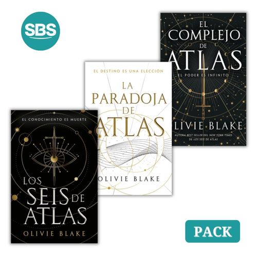 PACK LOS SEIS DE ATLAS - VOL 1 AL 3 - 3 LIBROS