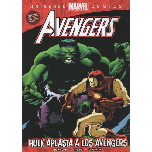 LIBRO HULK APLASTA A LOS AVENGERS - UNIVERSO COMICS