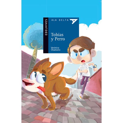 TOBIAS Y PERRO - ALA DELTA AZUL