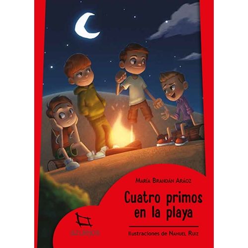 CUATRO PRIMOS EN LA PLAYA (NUEVA ED.) - AZULEJOS ROJOS