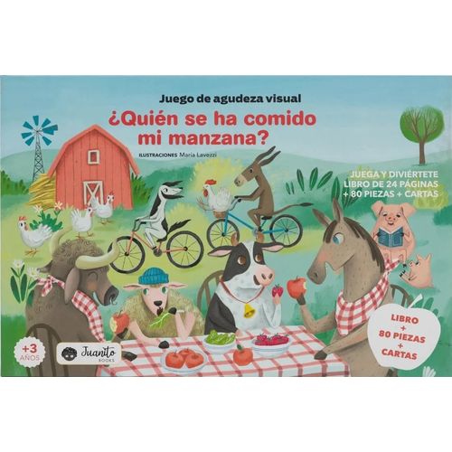 QUIEN SE HA COMIDO MI MANZANA? - JUEGO DE AGUDEZA VISUAL